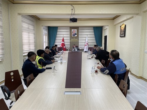 KIŞ TEDBİRLERİ TOPLANTISI GERÇEKLEŞTİRİLDİ.